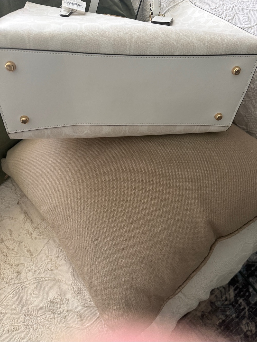 Coach Chalk Signature Tatum Tote with Matching Wallet, Journal and Wristlet - Picture 6 of 17